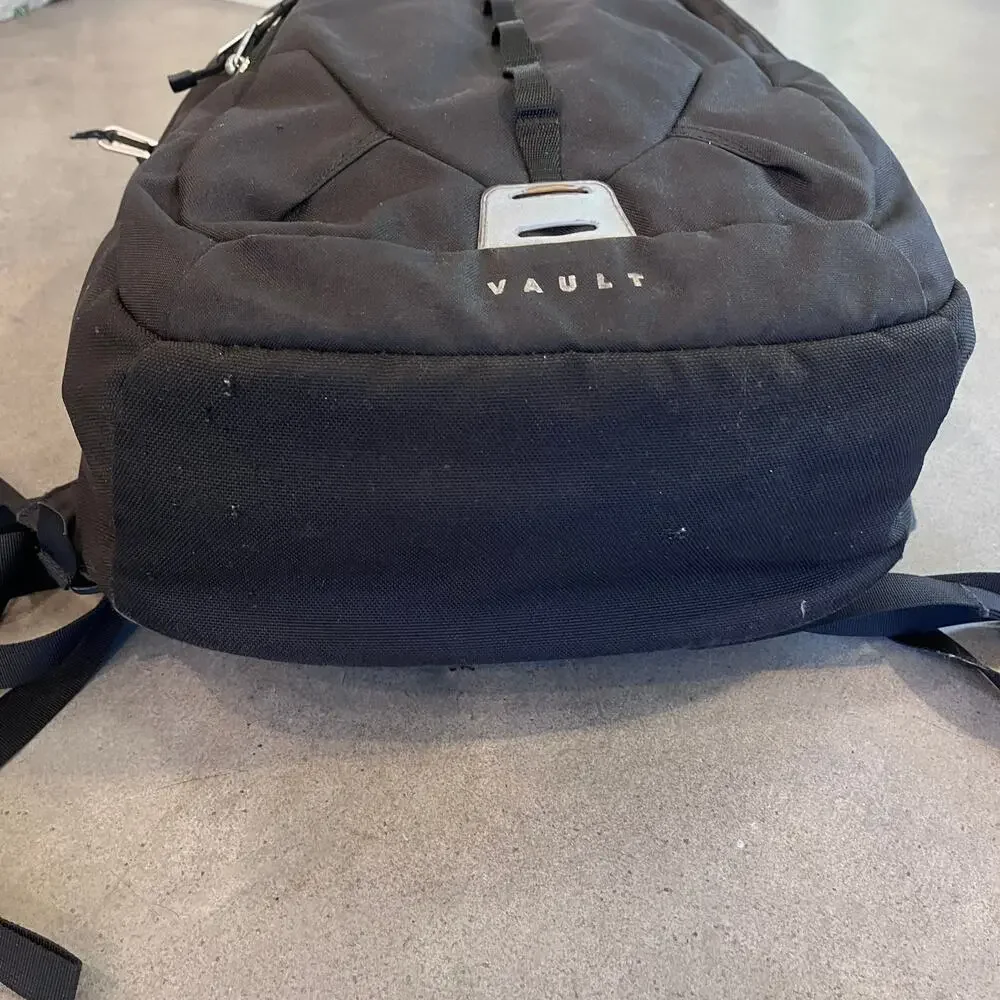 The North Face Vault black backpack 27L unisex school travel bag